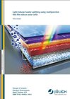 Buchcover Light induced water splitting using multijunction thin film silicon solar cells