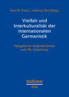 Buchcover Vielfalt und Interkulturalität der internationalen Germanistik