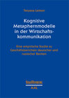 Buchcover Kognitive Metaphernmodelle in der Wirtschaftskommunikation