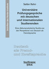 Buchcover Universitäre Prüfungsgespräche mit deutschen und internationalen Studierenden