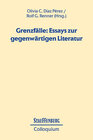 Buchcover Grenzfälle: Essays zur gegenwärtigen Literatur