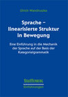 Buchcover Sprache - linearisierte Struktur in Bewegung