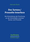 Buchcover Das Syntax/Prosodie-Interface