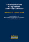 Buchcover Schriftsprachliche Kompetenzen in Theorie und Praxis