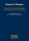 Buchcover Drama & Theater
