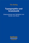 Buchcover Typographie und Grammatik
