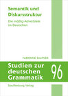 Buchcover Semantik und Diskursstruktur