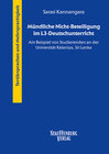 Buchcover Mündliche Nicht-Beteiligung im L3-Deutschunterricht