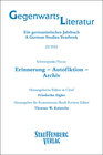 Buchcover Gegenwartsliteratur. Ein Germanistisches Jahrbuch /A German Studies Yearbook / 22/2023