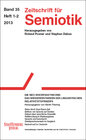 Buchcover Zeitschrift für Semiotik / Die Neo-Whorfian Theorie: Das Wiedererstarken des linguistischen Relativitätsprinzip