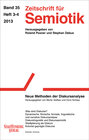 Buchcover Zeitschrift für Semiotik / Neue Methoden der Diskursanalyse