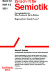 Buchcover Zeitschrift für Semiotik / Mental Spaces