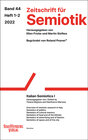 Buchcover Zeitschrift für Semiotik / Italian Semiotics I