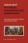 Buchcover Politische Philosophie des Gemeinsinns