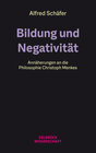 Buchcover Bildung und Negativität