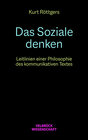 Buchcover Das Soziale denken