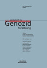 Buchcover Zeitschrift für Genozidforschung. 20. Jg. 2022, Heft 2