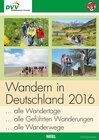 Buchcover Wandern in Deutschland 2016 (DVV)