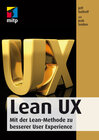 Buchcover Lean UX