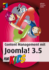 Buchcover Content Management mit Joomla! 3.5 für Kids