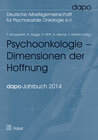 Buchcover Psychoonkologie – Dimensionen der Hoffnung
