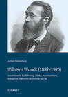 Buchcover Wilhelm Wundt (1832–1920)