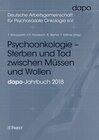 Buchcover Psychoonkologie – Sterben und Tod zwischen Müssen und Wollen