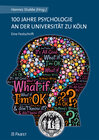 Buchcover 100 Jahre Psychologie an der Universität zu Köln