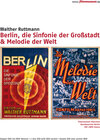 Buchcover Berlin, die Sinfonie der Großstadt & Melodie der Welt