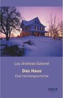 Buchcover Das Haus. Lou Andreas-Salomé