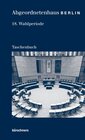 Buchcover Abgeordnetenhaus Berlin 18. Wahlperiode