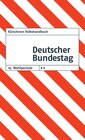 Buchcover Kürschners Volkshandbuch Deutscher Bundestag