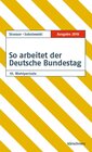 Buchcover So arbeitet der Deutsche Bundestag