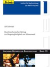 Buchcover Bruchmechanischer Beitrag zur Biegezugfestigkeit von Mauerwerk