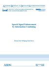 Buchcover Speech Signal Enhancement by Information combining
