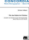 Buchcover Für eine Kultur des Friedens