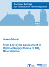 Buchcover From Life Cycle Assessment to Optimal Supply Chains of CO2