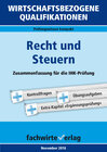 Buchcover Wirtschaftsbezogene Qualifikationen: Recht und Steuern