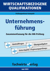 Buchcover Wirtschaftsbezogene Qualifikationen: Unternehmensführung