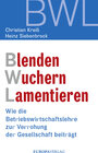 Buchcover Blenden Wuchern Lamentieren