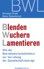 Buchcover Blenden Wuchern Lamentieren