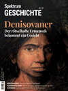 Buchcover Spektrum Geschichte - Denisovaner