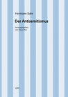 Buchcover Hermann Bahr / Der Antisemitismus