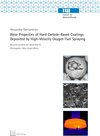 Buchcover Wear Properties of Hard Carbide-Based Coatings Deposited by High-Velocity Oxygen Fuel Spraying