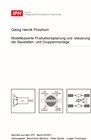 Buchcover Modellbasierte Produktionsplanung und -steuerung der Baustellen- und Gruppenmontage