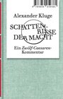 Buchcover Alexander Kluge: Schattenrisse der Macht