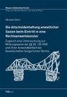 Buchcover Die Altschuldenhaftung anwaltlicher Sozien beim Eintritt in eine Rechtsanwaltskanzlei