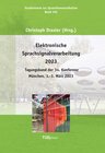 Buchcover Elektronische Sprachsignalverarbeitung 2023