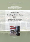 Buchcover Elektronische Sprachsignalverarbeitung 2022