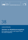 Buchcover Zeichen im Matthäus-Evangelium